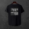  Unisex Oversize SİRT BASKİLİ  Modern Boy Pamuklu Etek Oval Siyah Baskili T-shirt