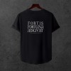  Unisex Oversize SİRT BASKİLİ  Modern Boy Pamuklu Etek Oval Siyah Baskili T-shirt
