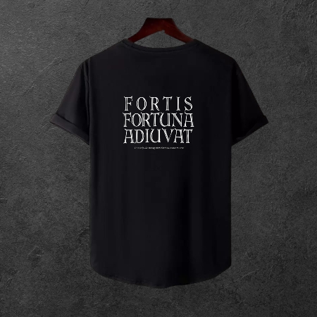  Unisex Oversize SİRT BASKİLİ  Modern Boy Pamuklu Etek Oval Siyah Baskili T-shirt