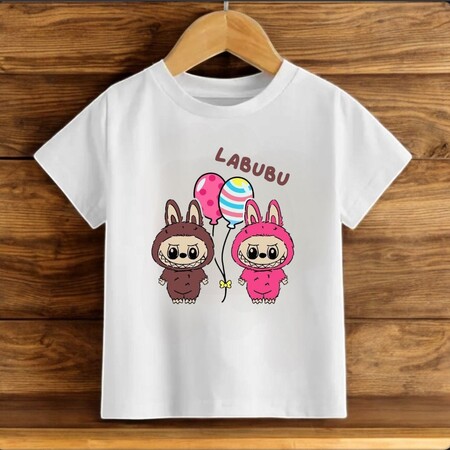 Labubu Kids Design KizÇocuk Oversize T-Shirt