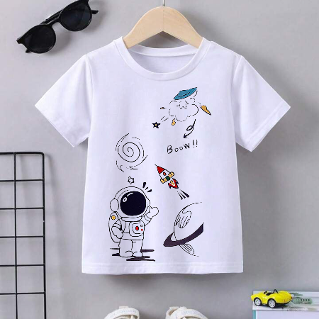 Çoçuk  Oversize UNİSEX Baskili T-shirt