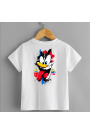 Çoçuk  Oversize UNİSEX Baskili Sirt Baskili T-shirt