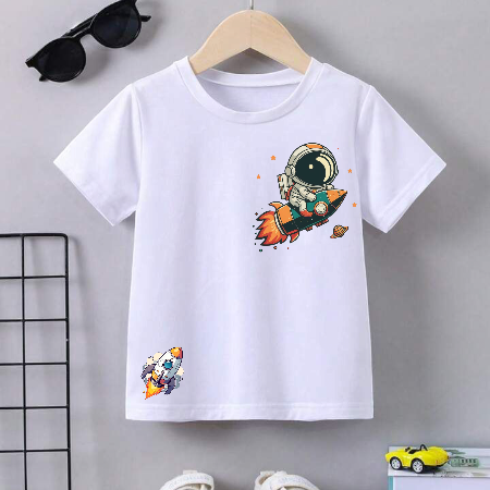 Çoçuk  Oversize UNİSEX Baskili T-shirt
