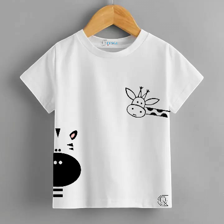 Çoçuk Oversize UNİSEX Baskili T-shirt Çoçuk Oversize UNİSEX Baskili T-shirt