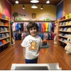 Çoçuk  Oversize Erkek Ön Baskili T-shirt