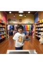 Çoçuk  Oversize Erkek Ön Baskili T-shirt