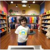 Çoçuk  Oversize Erkek Ön Baskili T-shirt