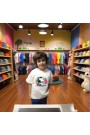 Çoçuk  Oversize Erkek Ön Baskili T-shirt