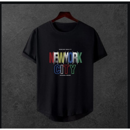 Unisex Oversize Modern Boy Pamuklu Etek Oval Siyah Baskili T-shirt Unisex Oversize Modern Boy Pamuklu Etek Oval Siyah Baskili T-shirt