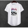 Unisex Oversize Şehir Baskili T-shirt