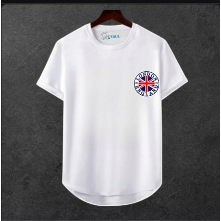 Unisex Oversize Şehir Baskili T-shirt