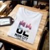 Unisex Oversize Şehir Baskili T-shirt