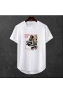 Erkek Ön Baskili T-shirt Plus Model